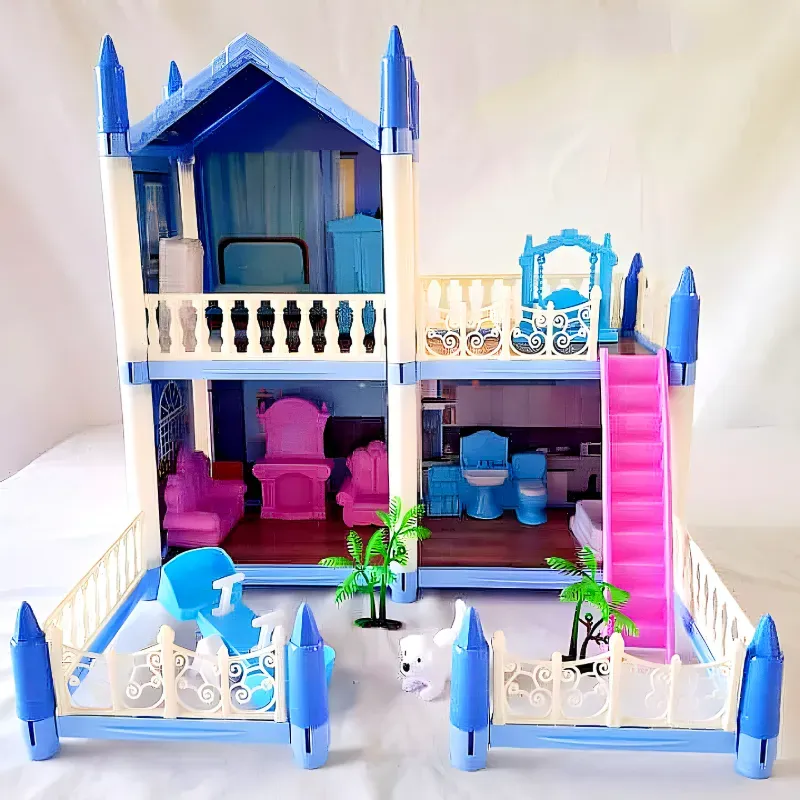  MINI Dollhouse – Happy Childhood: ¡Tu pequeña arquitecta está lista para decorar su mundo!