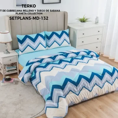 Set de edredón y juego de sábanas (5 pcs)