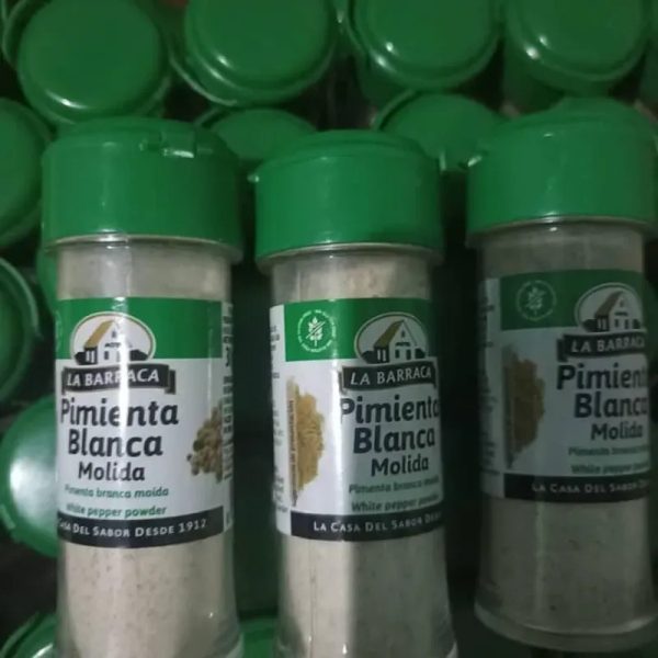 Pimienta blanca molida