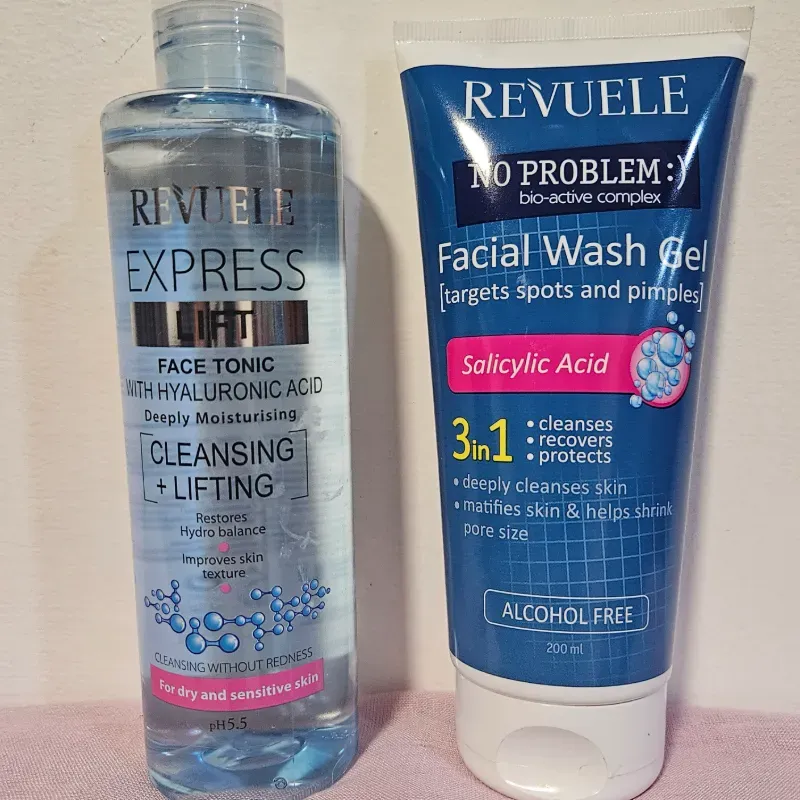 Limpiadora facial para pieles grasas y tónico facial