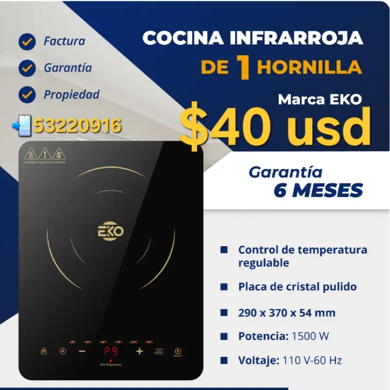 Cocina Infrarrojo Eko