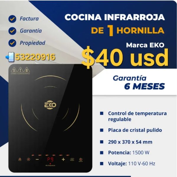 Cocina Infrarrojo Eko