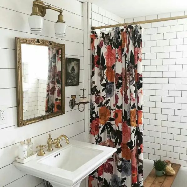 (34793) - Cortina Textil Estampada 180x180 (Un)