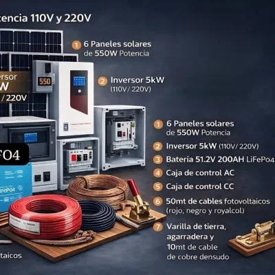 Kit Fotovoltaico 5kW