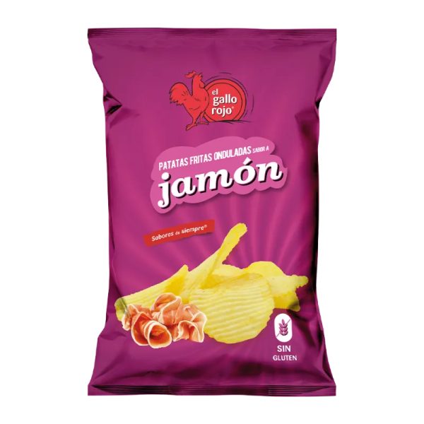 PATATAS ONDULADAS DE JAMÓN