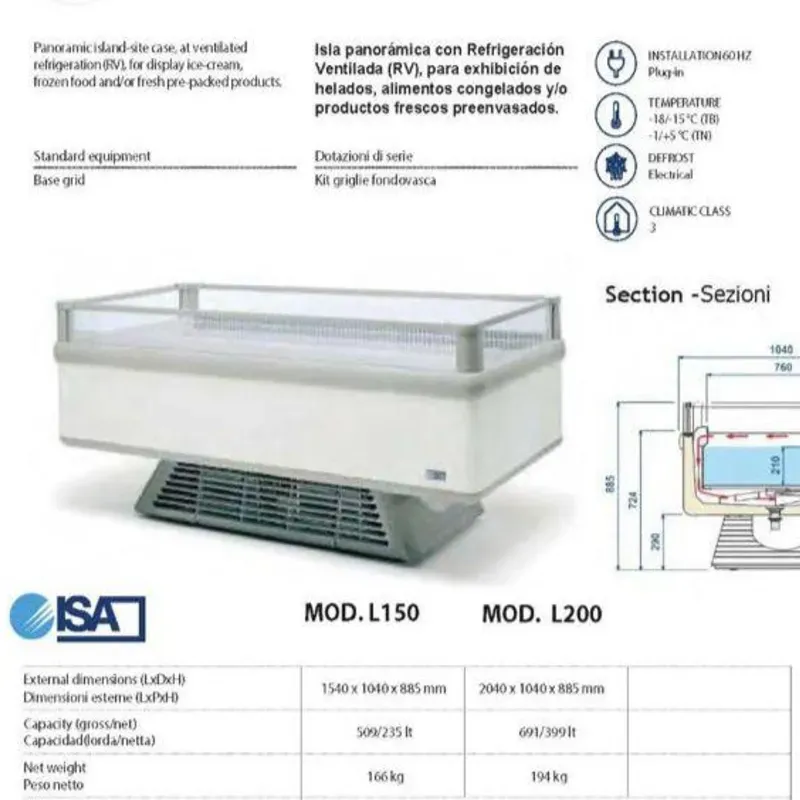 Isla Panorámica Con Ventilación Refrigerada