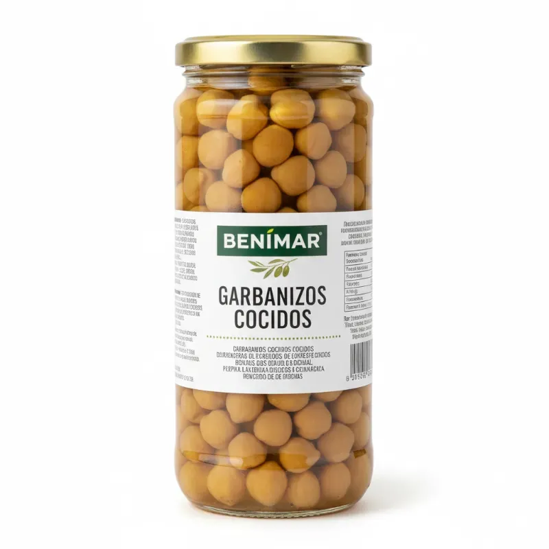 Garbanzos marca Benimar 580 ml