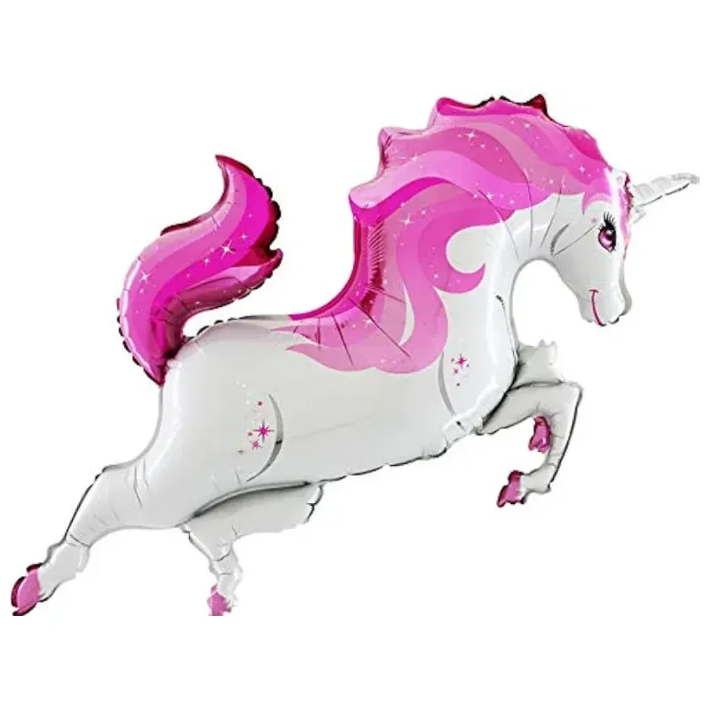 Globo de unicornio rosado de 40"