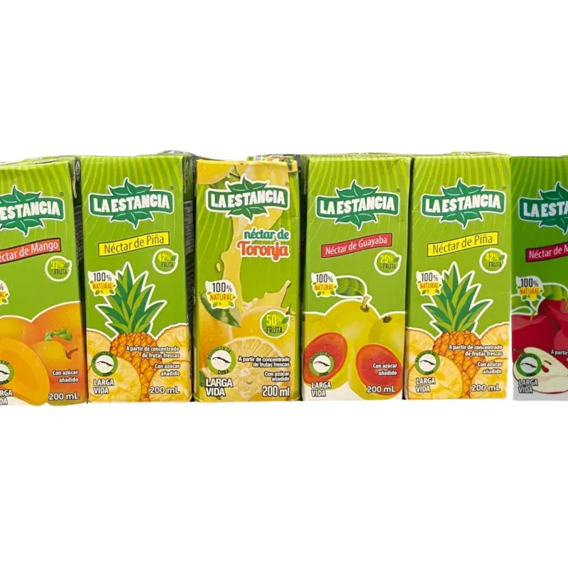 Caja de jugos naturales