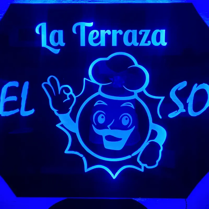 Espejo grabado retroiluminado