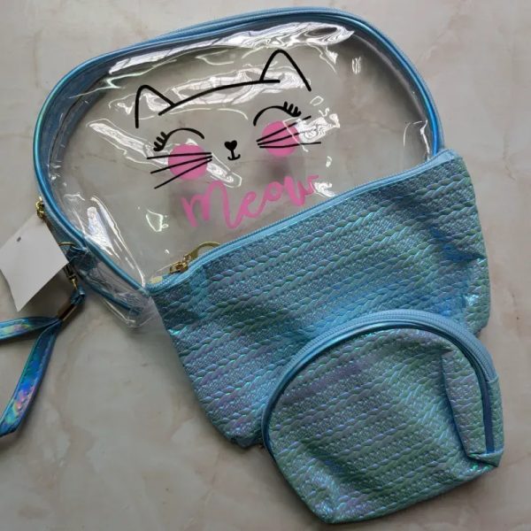 Cosmetiqueras de 3 piezas