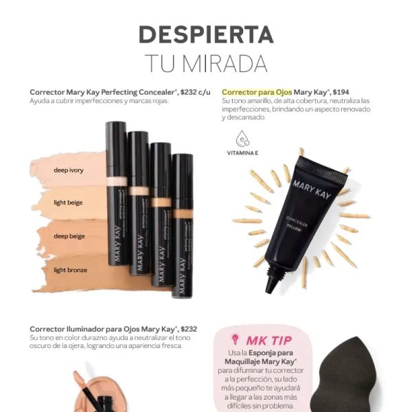 Corrector para ojos