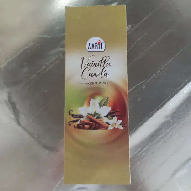 INCIENSO VAINILLA CON CANELA 20 UNIDADES