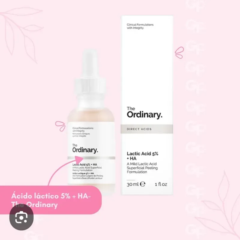 Serum Facial The Ordinary Lactic Acid 5% + HA 2%