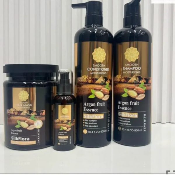 ✨Set de shampoo, acondicionador mascarilla y sérum de Argán Essences