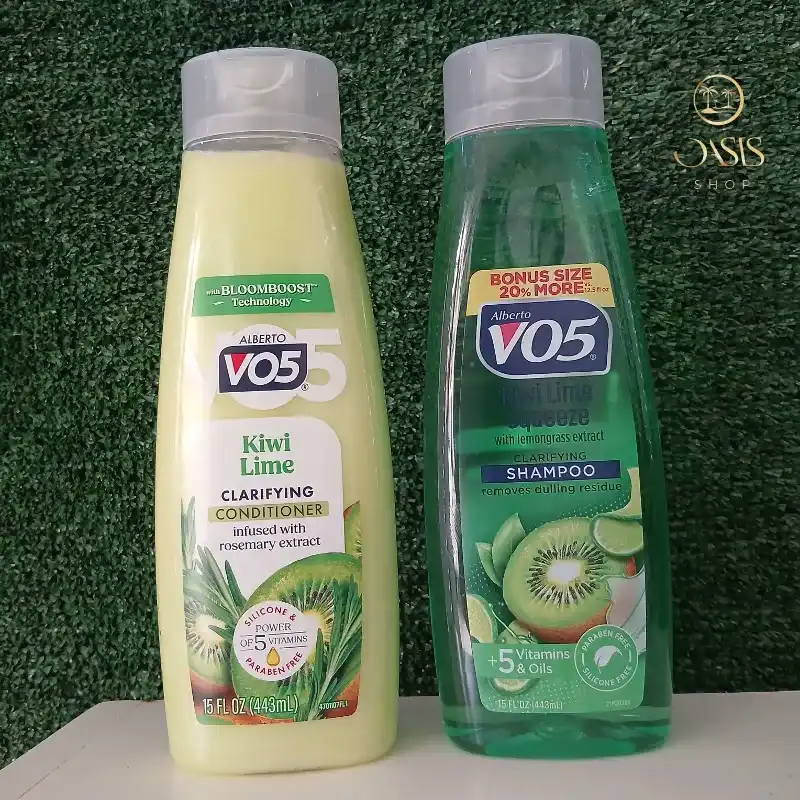 Juego champú y acondicionador Kiwi y limón