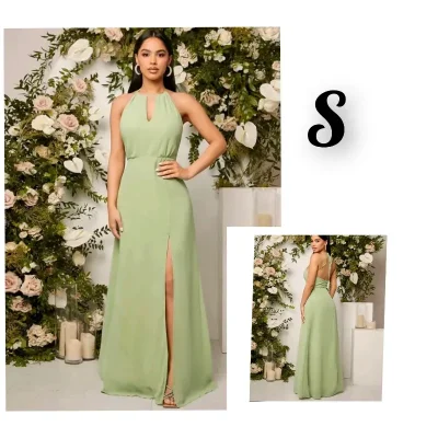 Vestido mujer verde