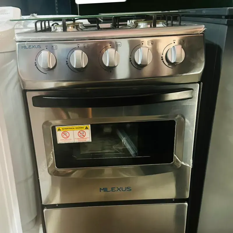 Cocina de gas con horno .Milexus