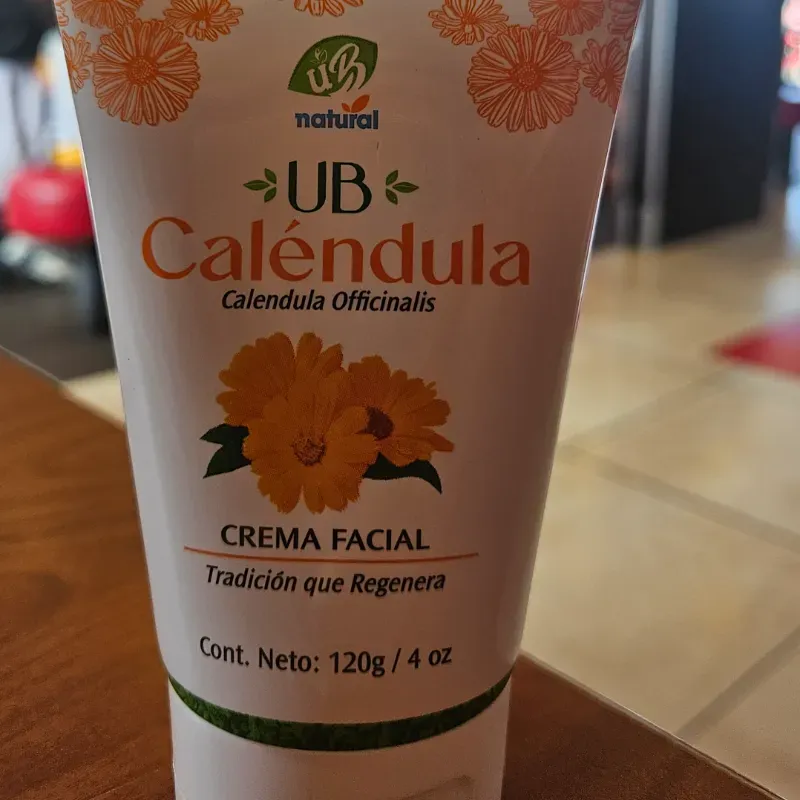 Crema facial de caléndula