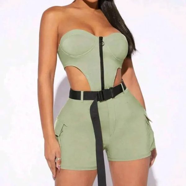 ‼️Conjunto de mujer verde sexy‼️