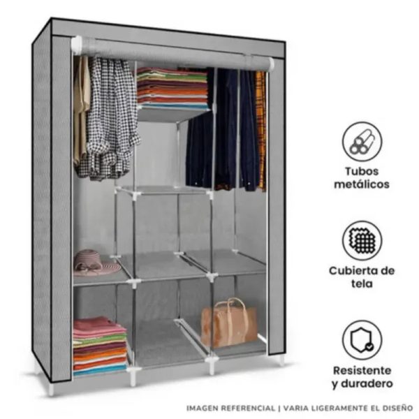 Closet con lona