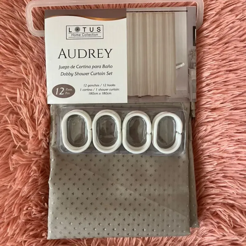 Cortina de baño color entero