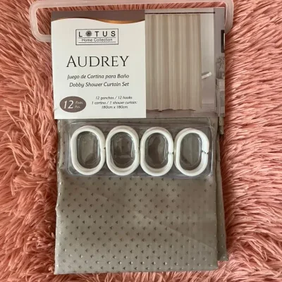 Cortina de baño color entero