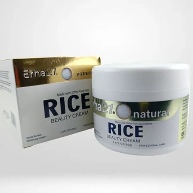 Crema Erha 21 aclarante con arroz 