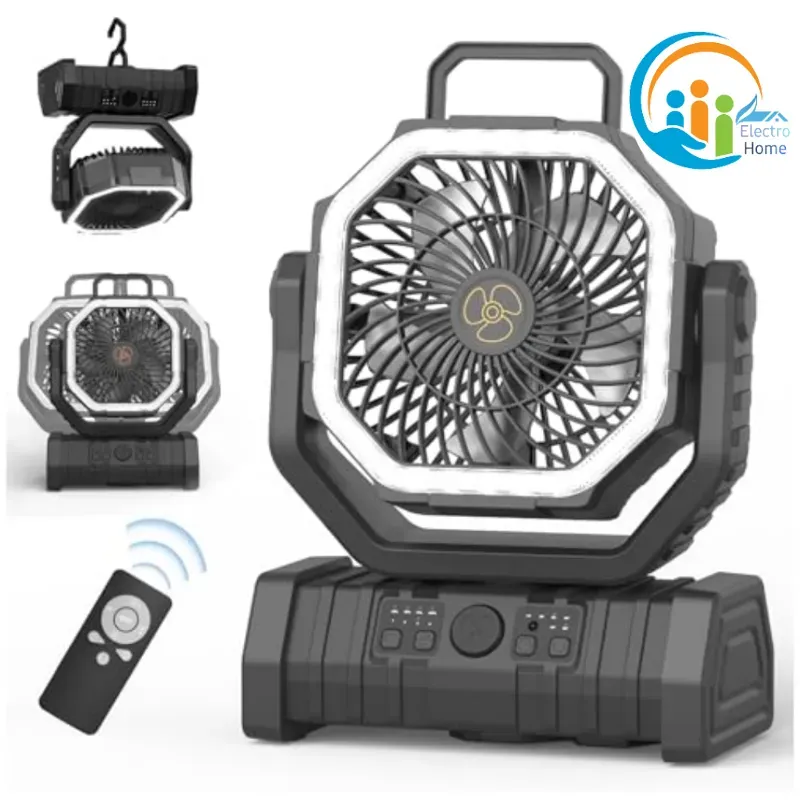 Ventilador recargable de mesa