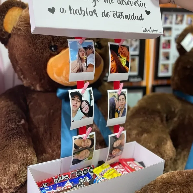 Caja de fotos colgantes