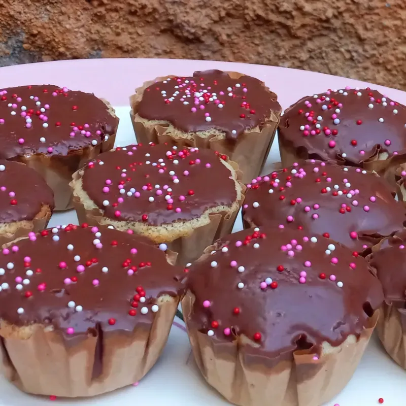 Cupcake de chocolate 