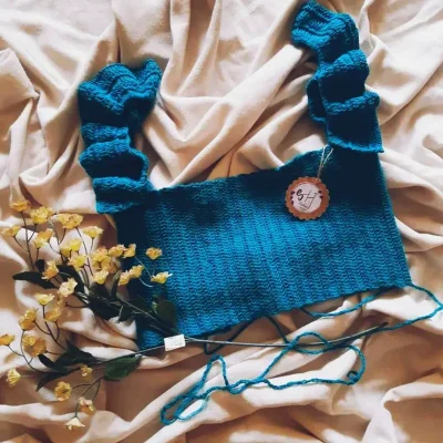 Blusa tirantes de vuelos