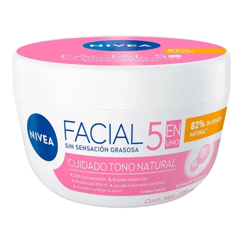CREMA FACIAL NIVEA HIDRATANTE 5 EN UNO 375ml