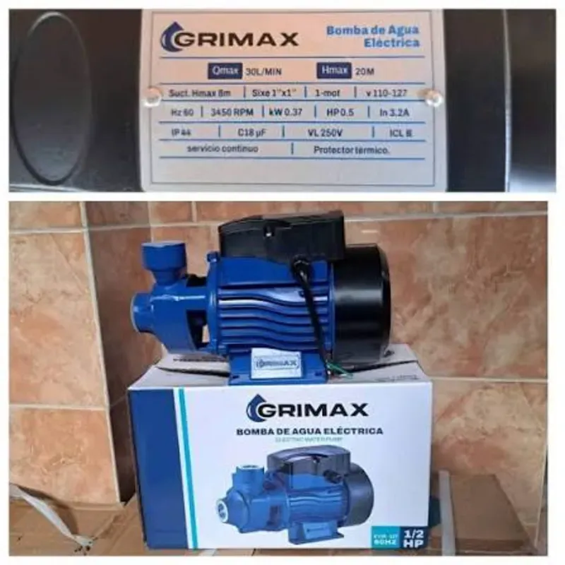 Turbinas de Aguas 35 Metros de Altura 1/2HP