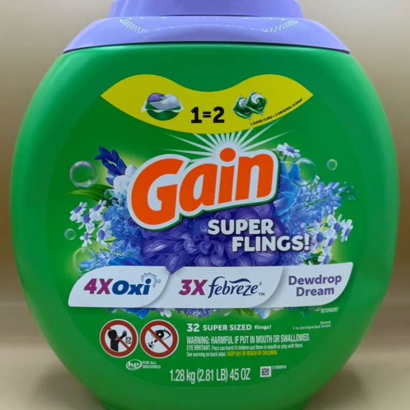 Cápsulas para lavar Gain 