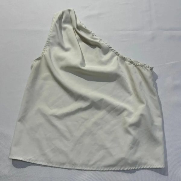 Top Blanco de Un Hombro