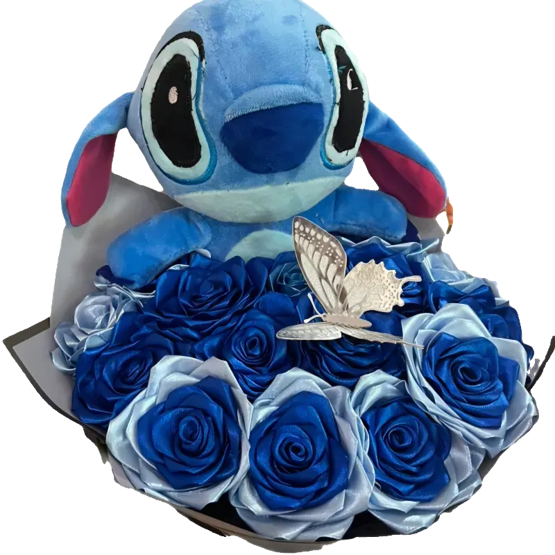 Ramo con peluche de Stich