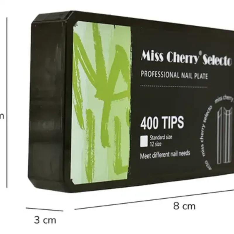 CAJA DE UÑAS MISS SHERRY SELECTO 400 TIPS