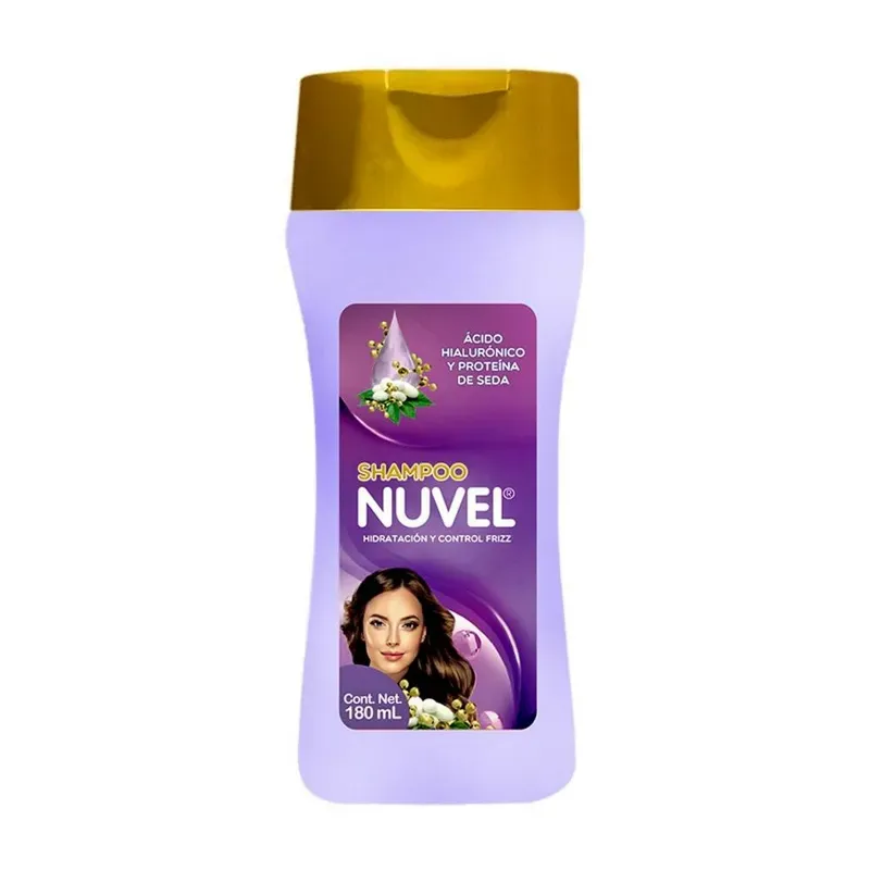 Shampoo Nuvel Ácido hialurónico y proteína de seda