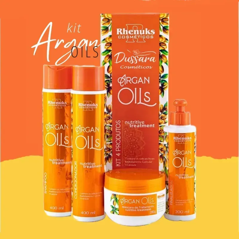 Kit de tratamiento capilar Rhenuks argán oils