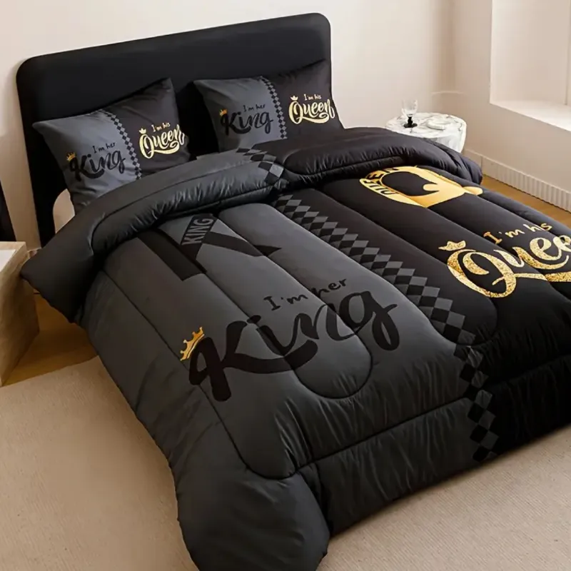 Conjunto de Edredón de 3 Piezas Super