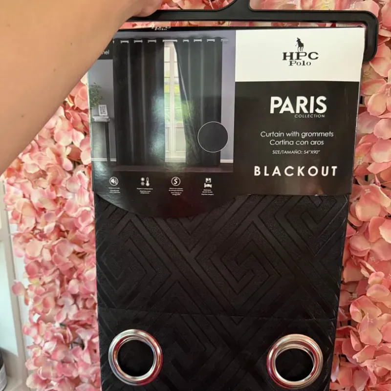 Cortina tapasol (blackout) juego de 2 unidades