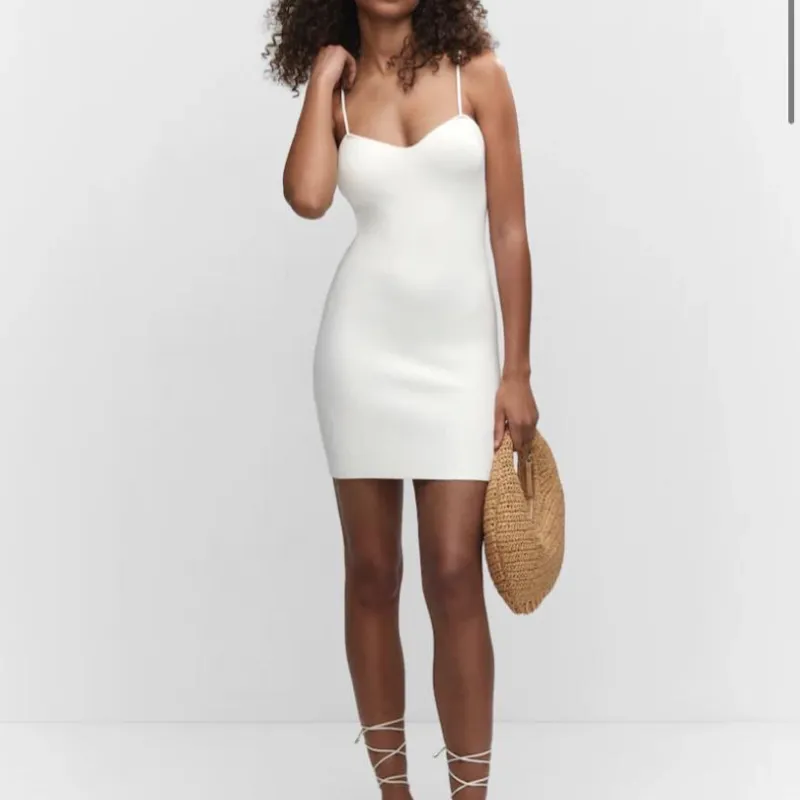 Vestido Blanco Mango