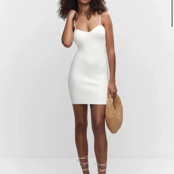 Vestido Blanco Mango