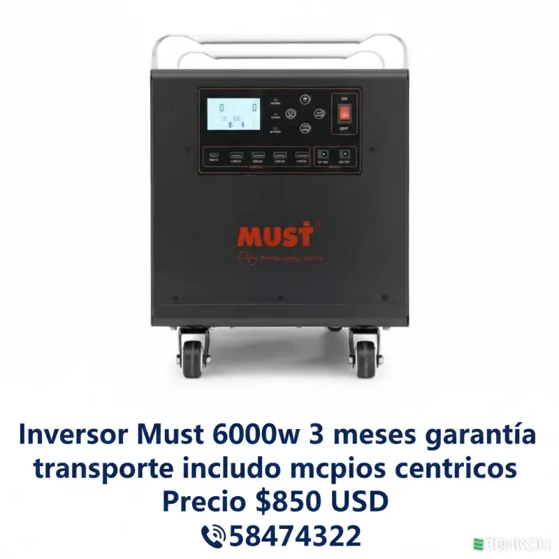Inversor Must 6000w
