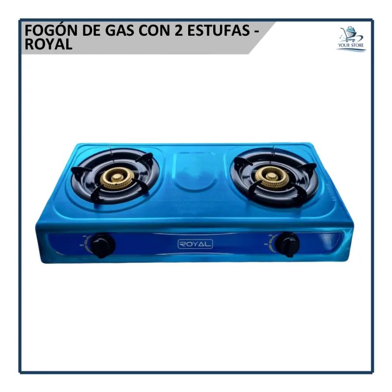 Fogón de Gas con 2 Estufas - Royal