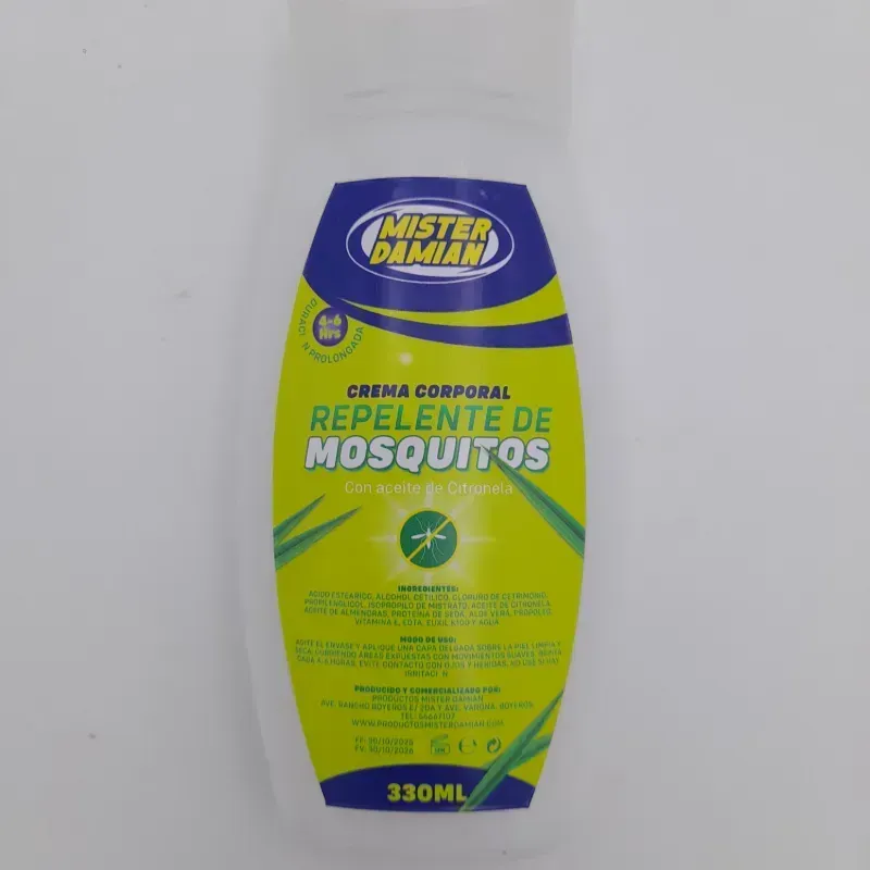 Crema corporal repelente de mosquito 330 mL