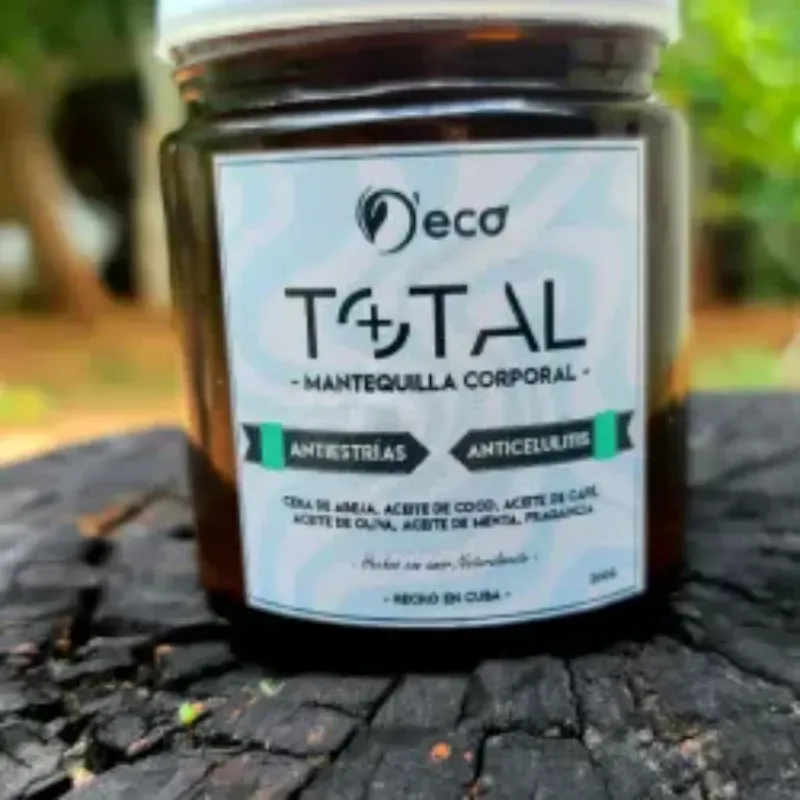 Mantequilla corporal antiestrías y anticelulitis