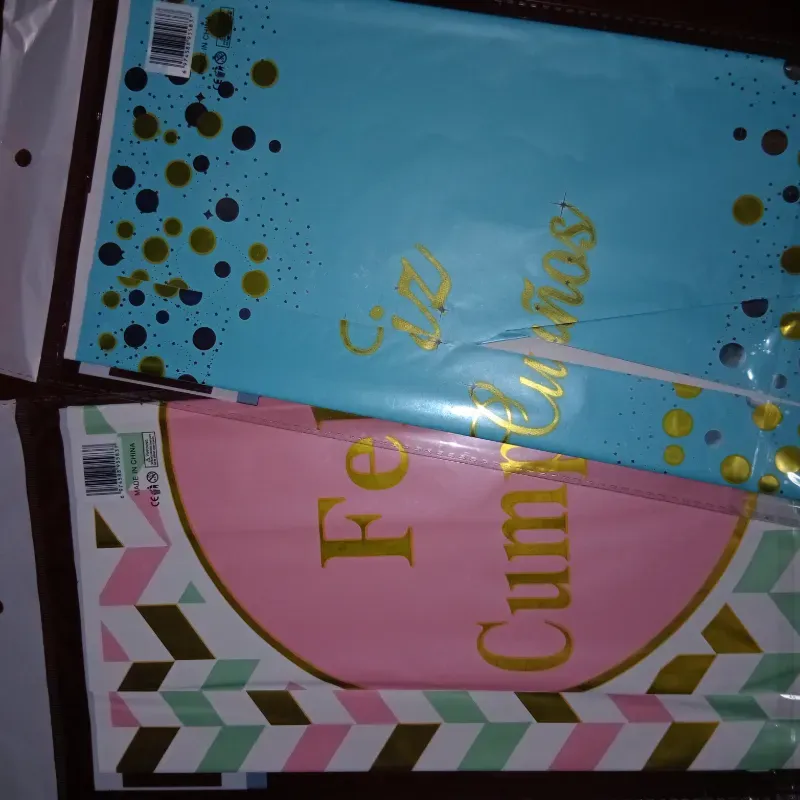 Manteles feliz cumpleaños