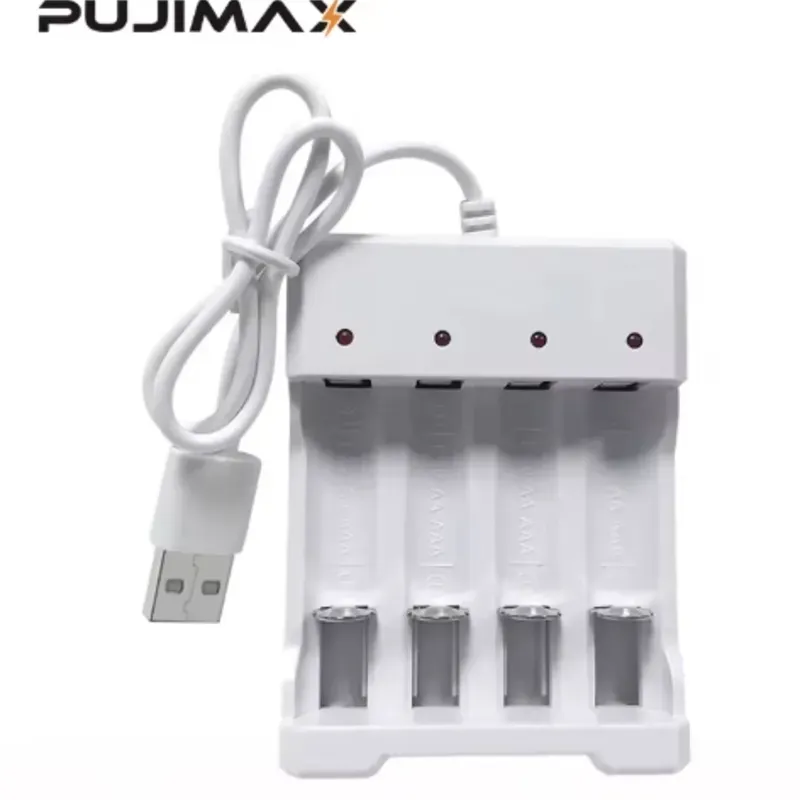 cargador de pilas recargables AA/AAA